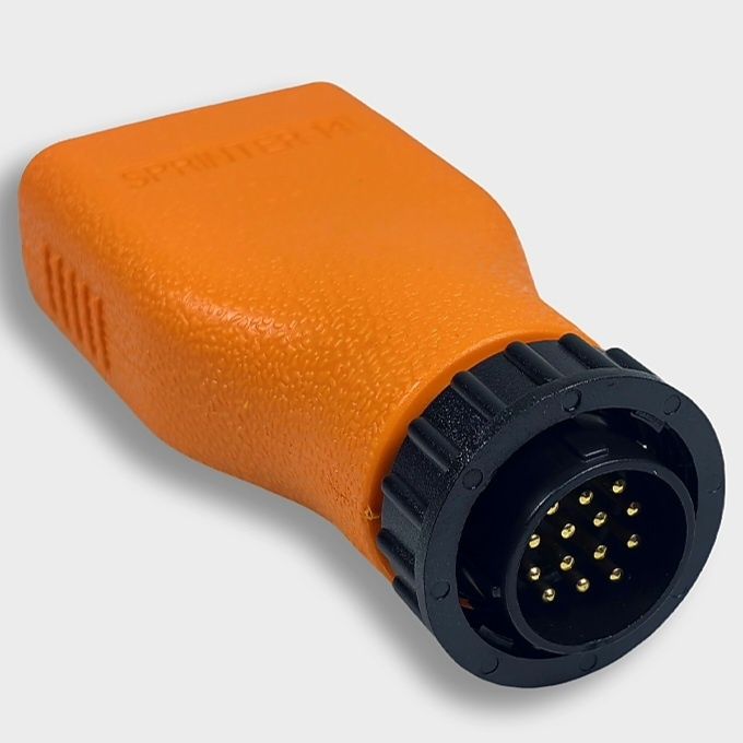 Кабел-преходник от Mercedes (Sprinter) 14 pin мъжки към 16 pin OBD2