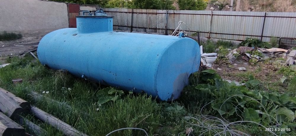 Бочка для воды металлическая