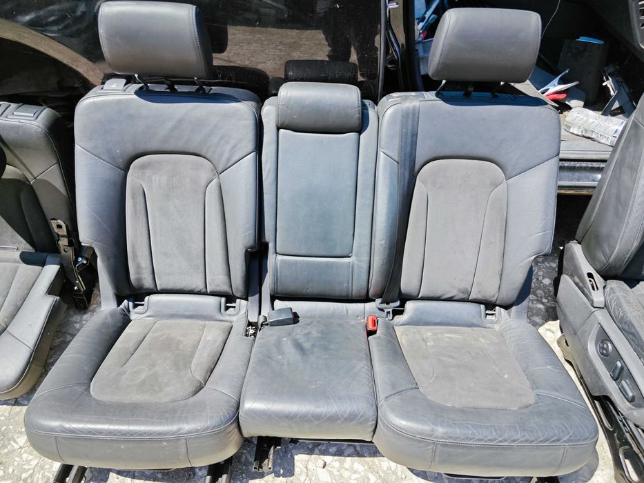 Кожен S-line салон Audi Q7 Alcantara подгрев ЕЛ Седали Ауди КЮ7 Н76