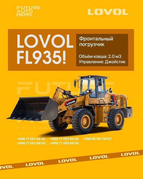 LOVOL FL935 rusumli frontal pogruzchik! 2.0 m3