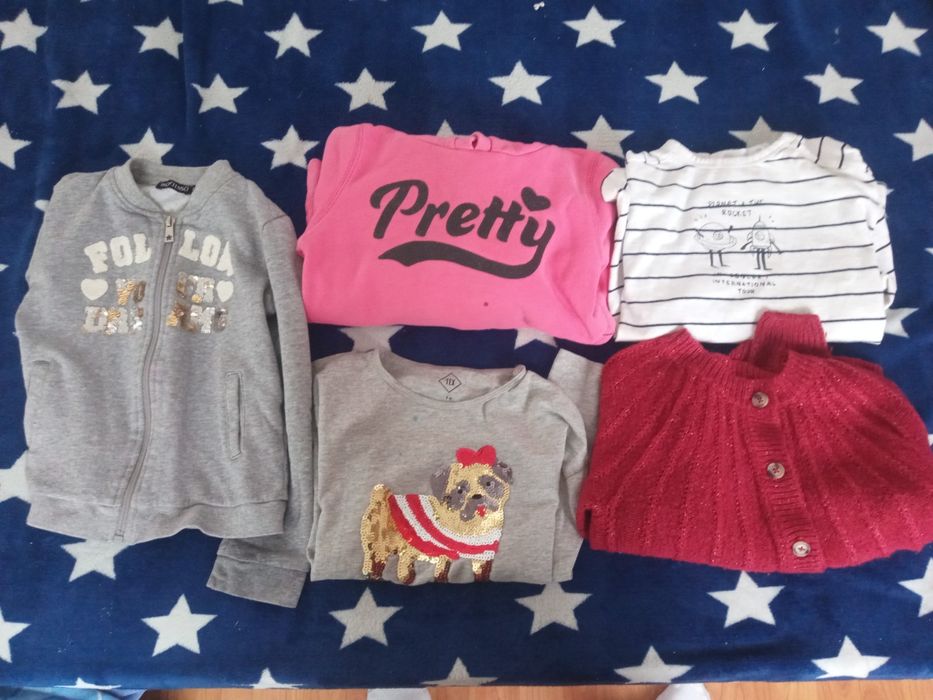 Lot hăinuțe fata 122-128 de casa