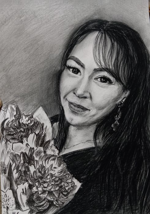 Миниатюрные картины, портрет карандашом