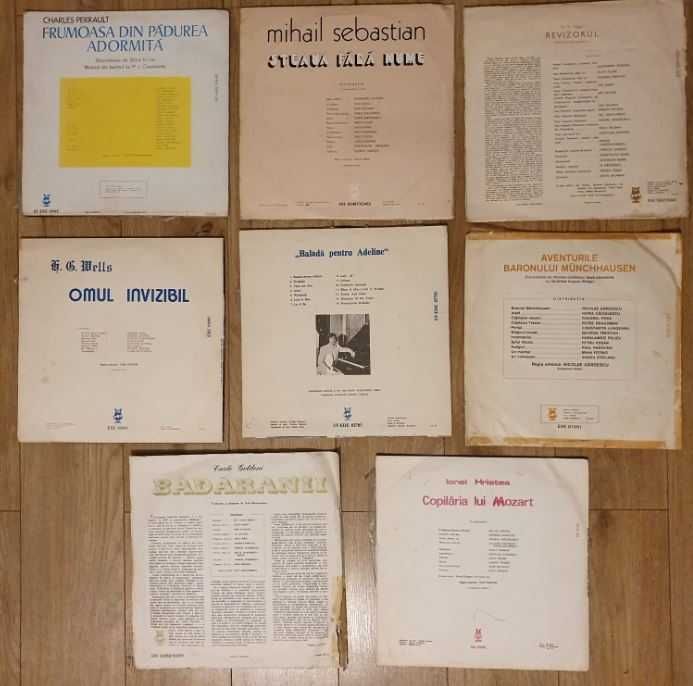Discuri vinil cu muzica si teatru