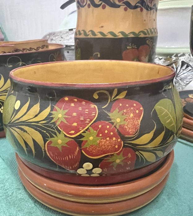 Набор посуды «Хохлома»