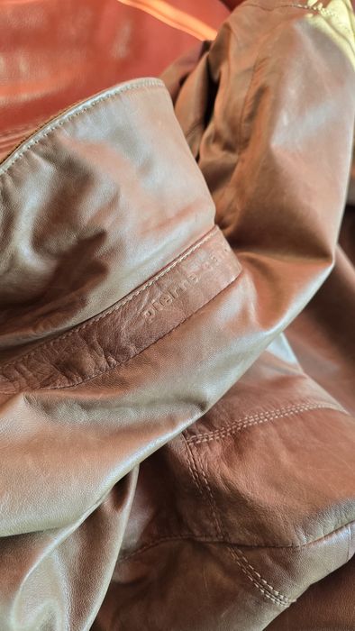 Кожено мъжко яке pierre cardin XL