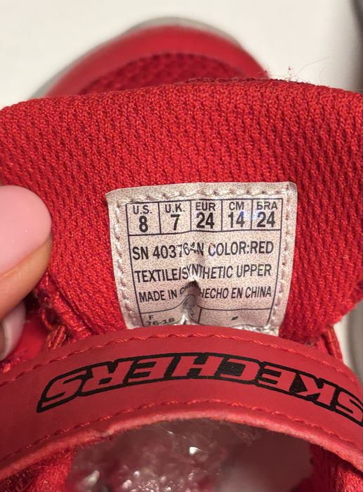 Adidasi skechers copii  nr 24 ( 14 cm talpa)