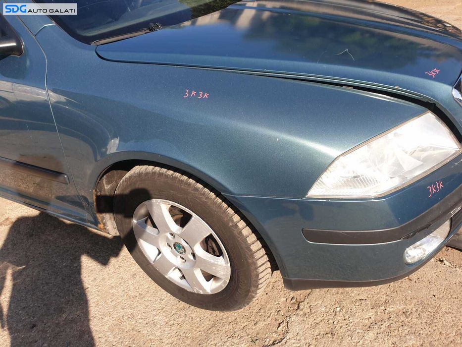 Aripa Dreapta Fata cu Rugina Skoda Octavia 2 2004 - 2008 Culoare LF8D [Q1851]