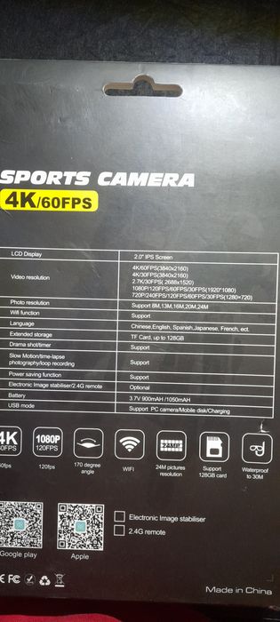 Camera actiune subacvatica