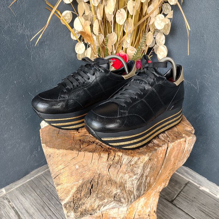 Sneakers damă Hogan H 368, pantofi sport casual piele naturală
