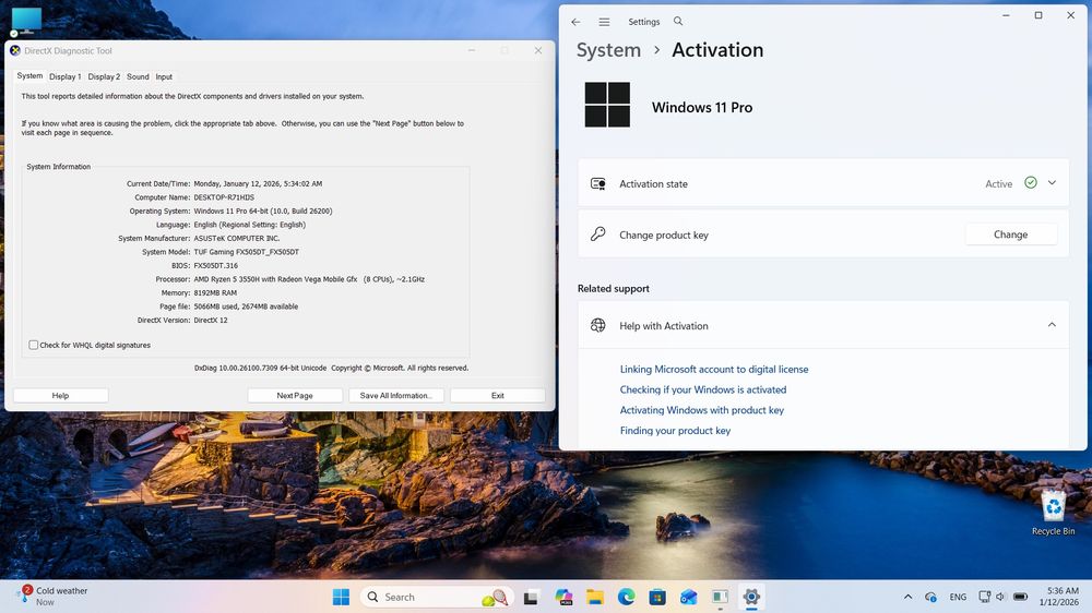 Laptop ASUS TUF FX505DT – Ryzen 5, GTX 1650
