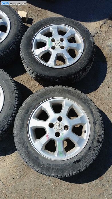 Set 4 Jante Roti Aliaj 185 65 15 R15 Fara Anvelope Opel Corsa C 2000 - 2006 [M8059]