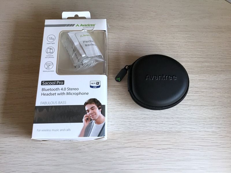 Căști Bluetooth Avantree Sacool PRO cu microfon In-Ear wireless Ca noi