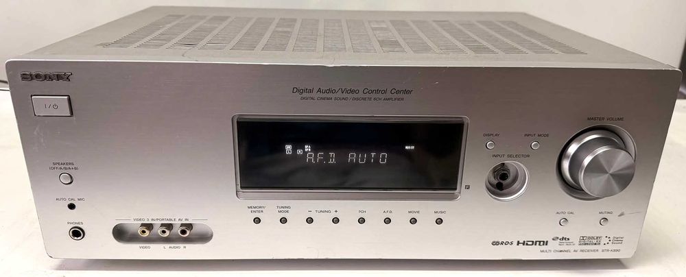 Sony STR K 890 HDMI AV Receiver 6.1 DTS-ES Dolby Digital EX Silver Amplificator