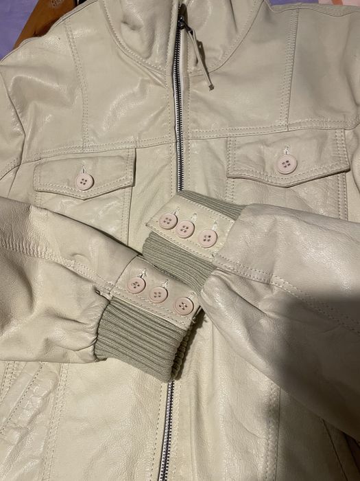 Мъжко кожено яке Slim Fit