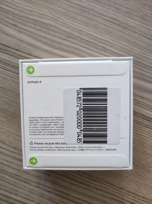 слушалки APPLE airpods 4TH GEN