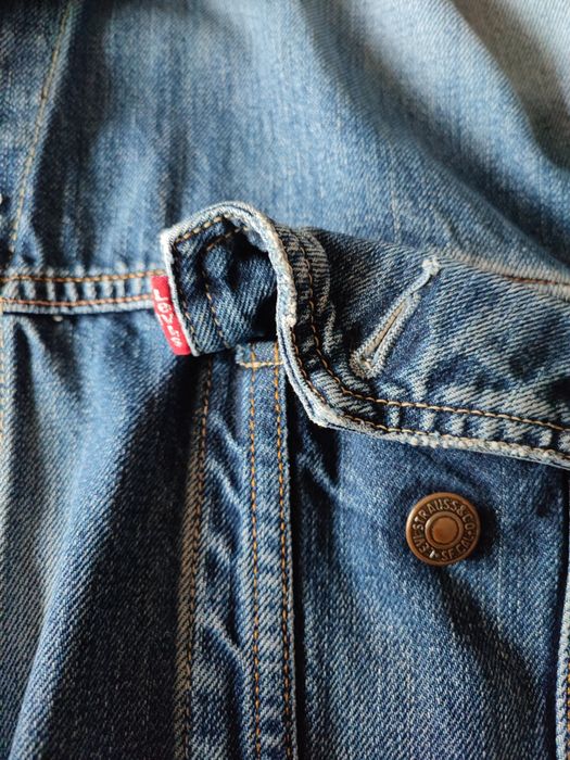 Мъжко оригинално Levi's дънково яке винтидж колекционерско деним  Хл