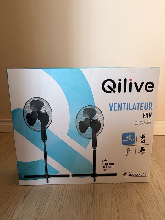 Ventilator Qilive negru