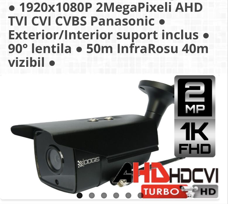 Sistem cu 8 camere supraveghere