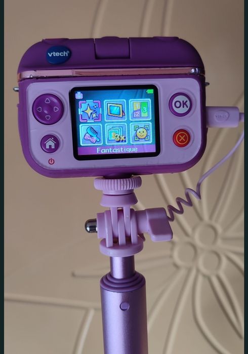 jucarie copii fete selfie camera stick interactiva vtech kidizoom