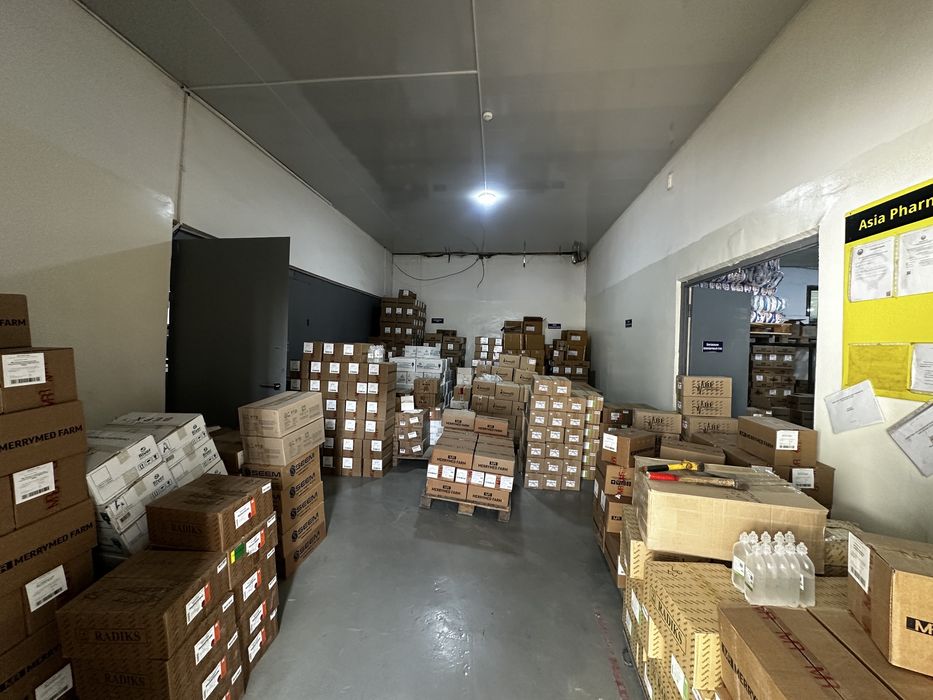 Склад, цех 12 соту 550кв м. ишлаб чиказиш учун Оригзор ва темир бозор