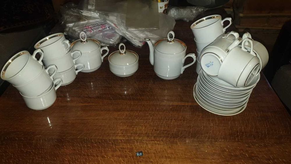 Чайный сервиз «Чайка» СССР фарфор