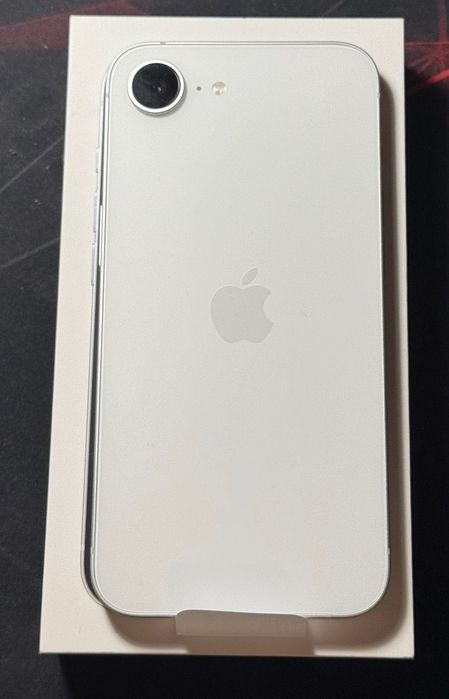 Нов iPhone 16e, White, 128GB