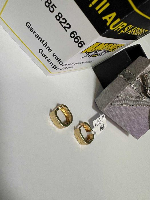 Cercei Aur 14k 2.22gr (cdc)StarAmanet