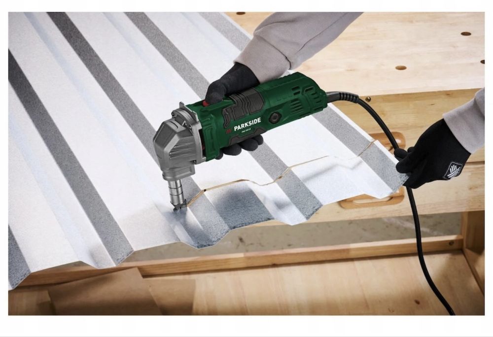 Foarfeca electrica pentru tabla, nibbler, Parkside PMK 550