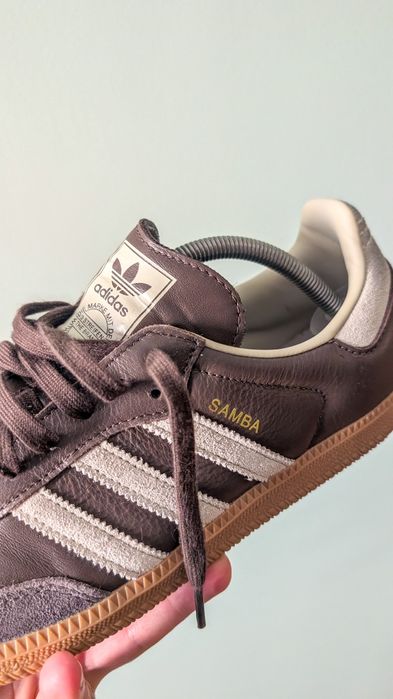Мъжки обувки Adidas Samba OG Brown/Putty grey
