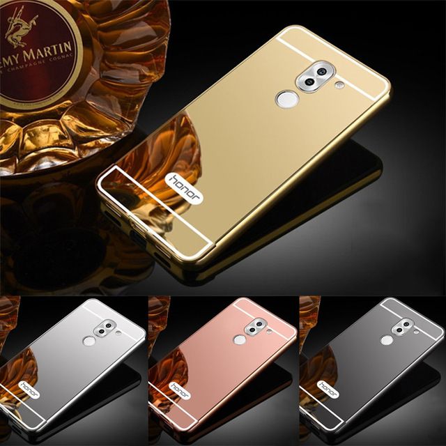 Husa / Bumper aluminiu + spate Oglinda pt. Huawei P10 Plus, Honor 6X