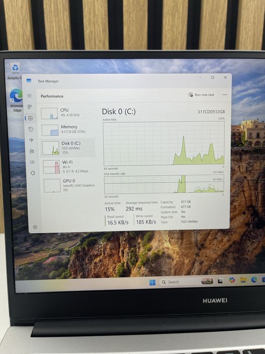 Huawei NBLB-WAX9N / Intel i5-10210U 8Gb ram Garantie/Factura #62671