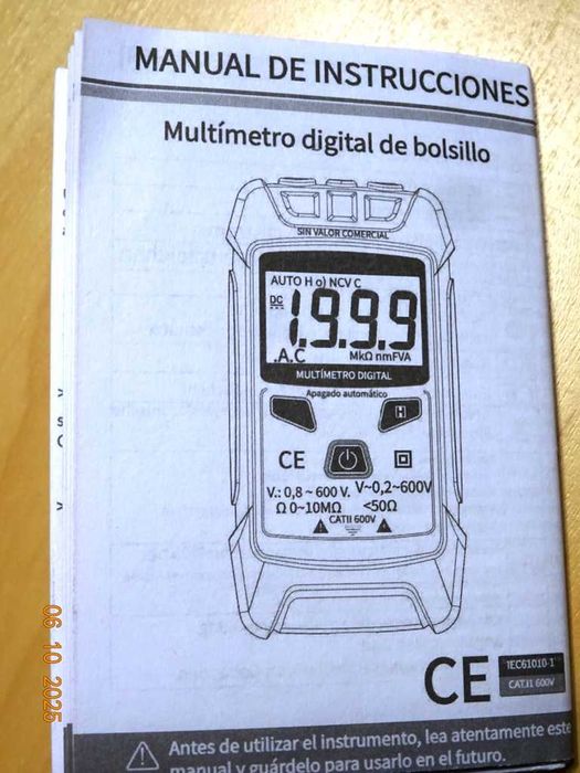 Vand instrument de masura multimeter ANENG Inteligent M113