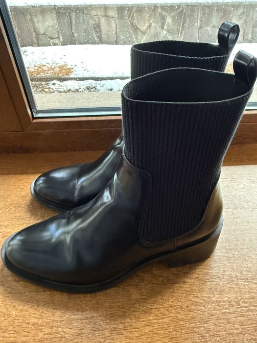 Женские ботильоны черные Zara