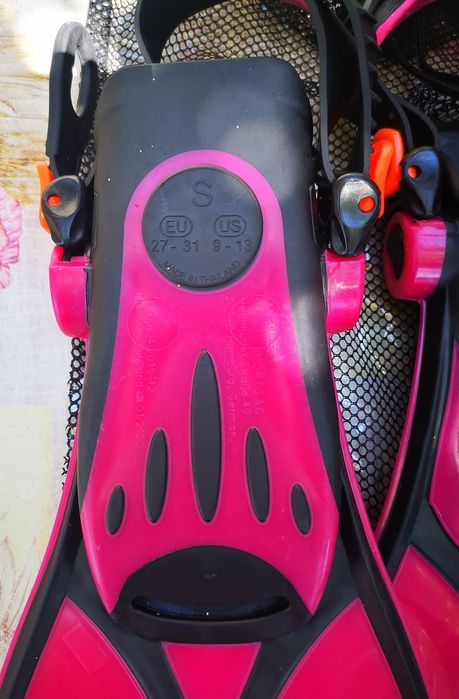 Детски комплект за гмуркане - плавници, шнорхел и очила