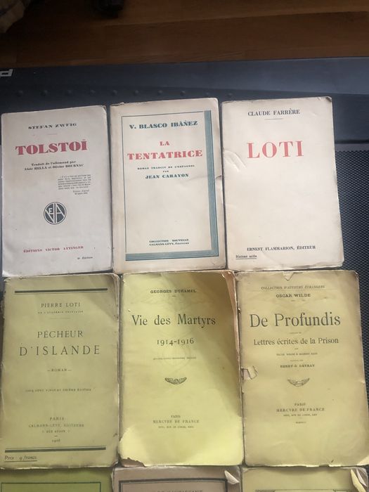 Carti in limba franceza ediții 1923-1928