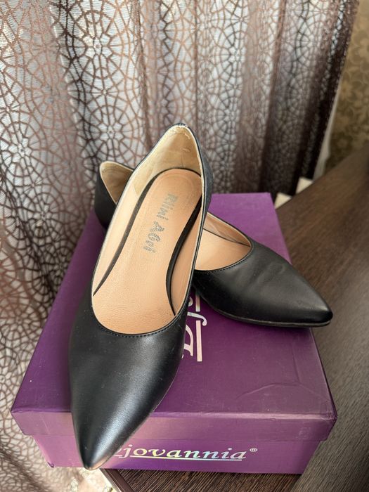 балетки кожаные классические