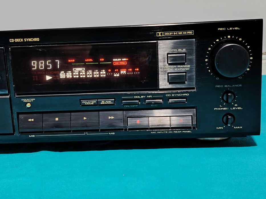 Pioneer CT-447 Stereo Cassette Deck, HX PRO