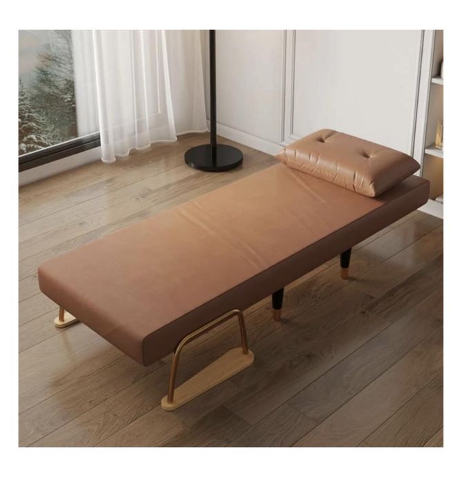 кожаная кресло раскладушка