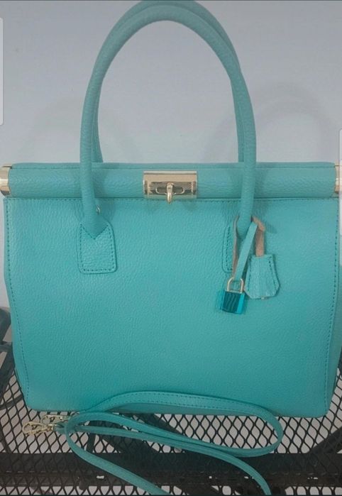 Geanta nouă superba din piele naturala Made in Italy