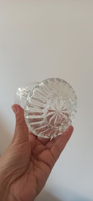 Комплект 6 бр.чаши оловен кристал,масивни