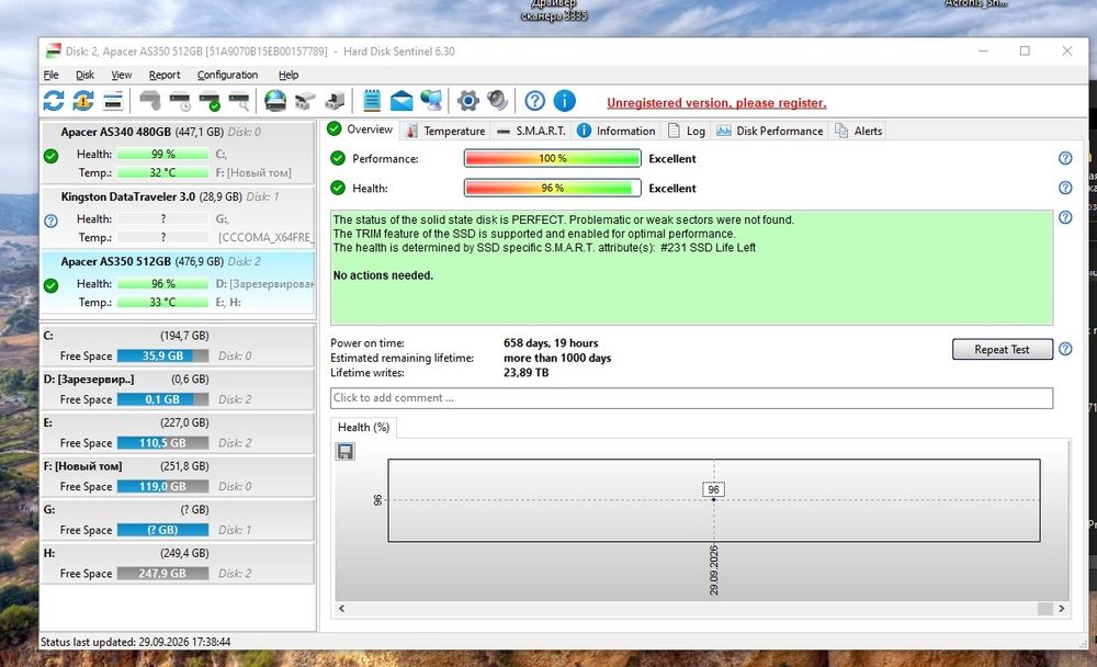 SSD 512GB Apacer