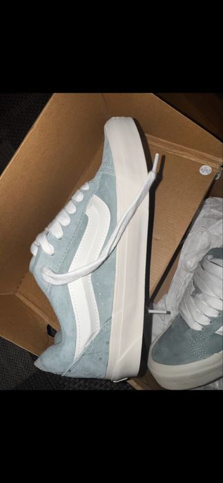 Vans дутые новые голубые