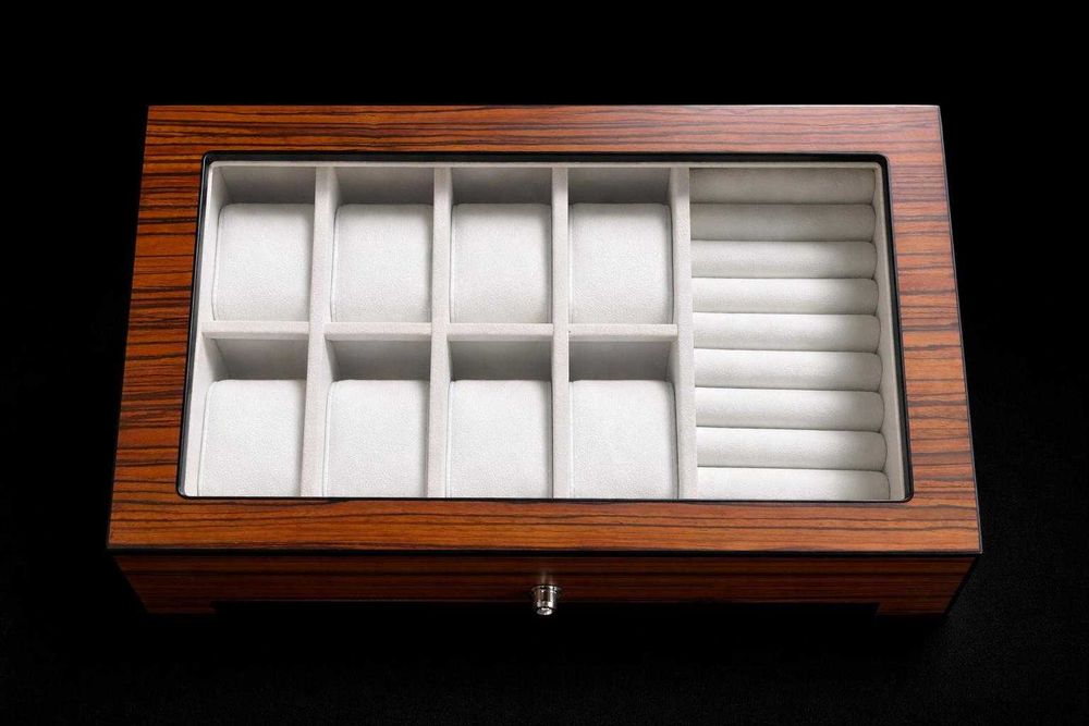 Cutie LUX Ceasuri & Bijuterii Heisse & Söhne Vegas - Abanos - NOUĂ