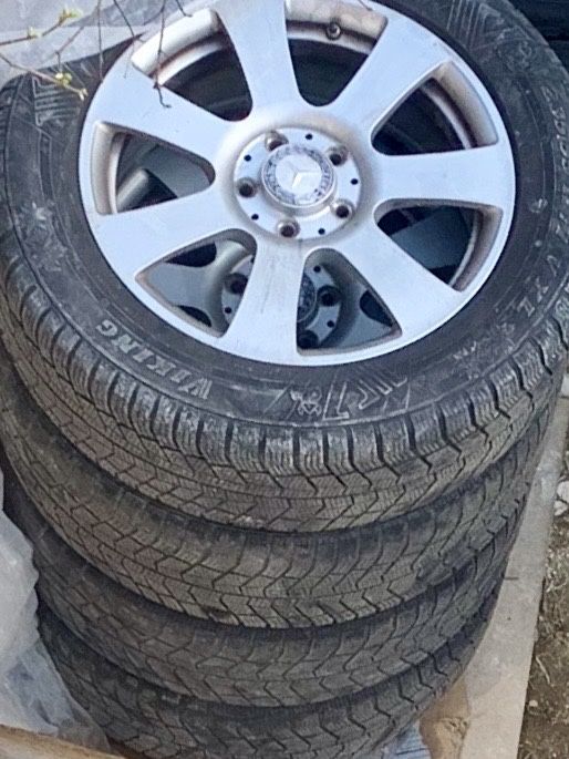 Roti complete/jante aliaj plus cauciucuri/anvelope iarna Glk