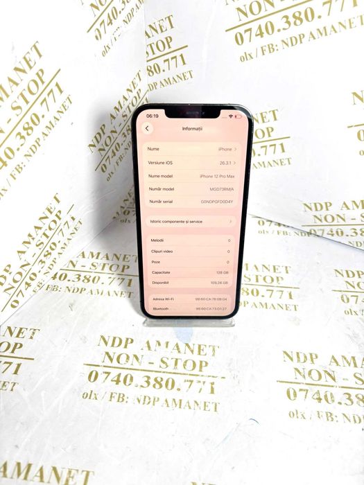 NDP Amanet Calea Mosilor 298 IPHONE 12 PRO MAX ( 51574)