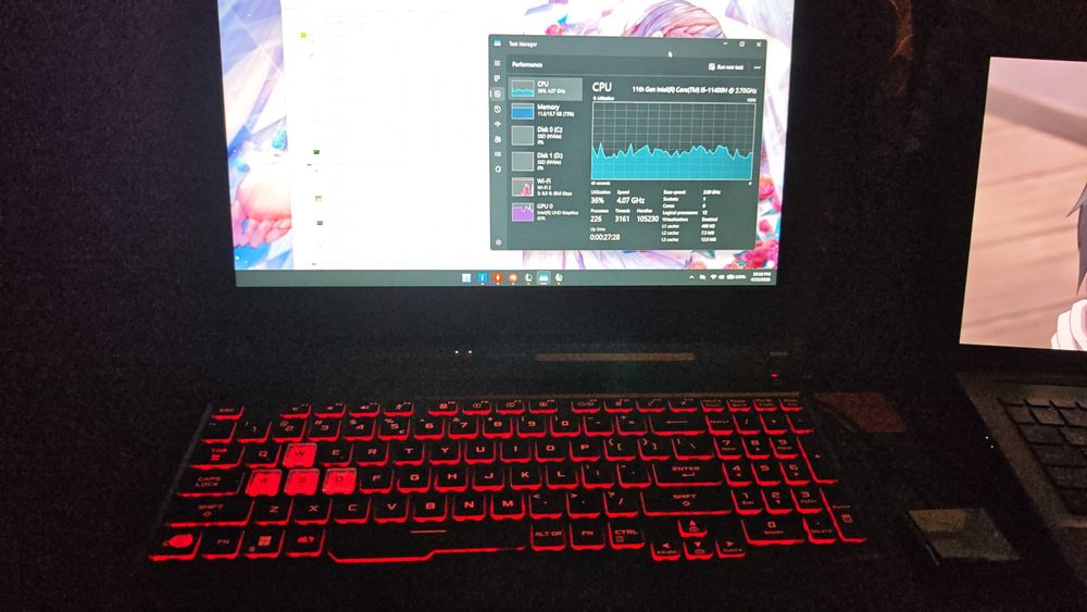 Asus tuf fx 506 i7 RTX f15