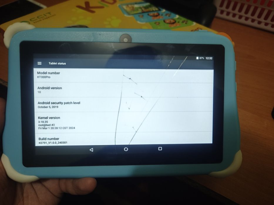 Детский планшет 4/128 CCIT KT300 Pro