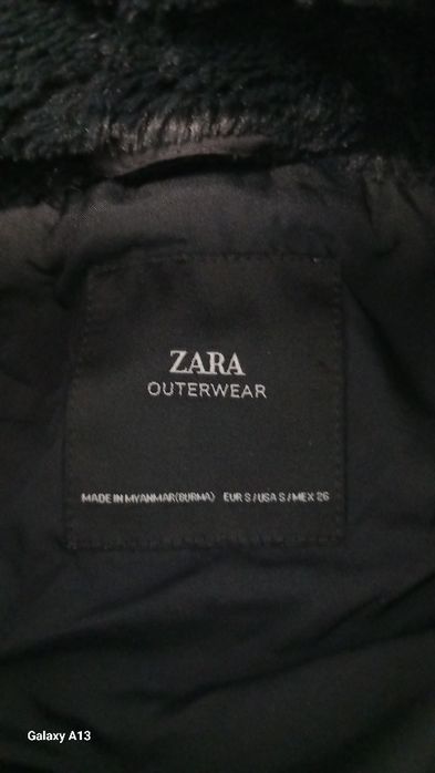 Зимно черно  яке Zara