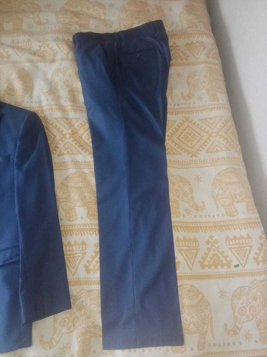 костюм мужской синий