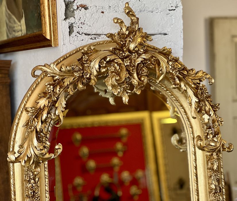 Oglindă aurie stil Baroc *** vintage / antic / vechi / retro ***